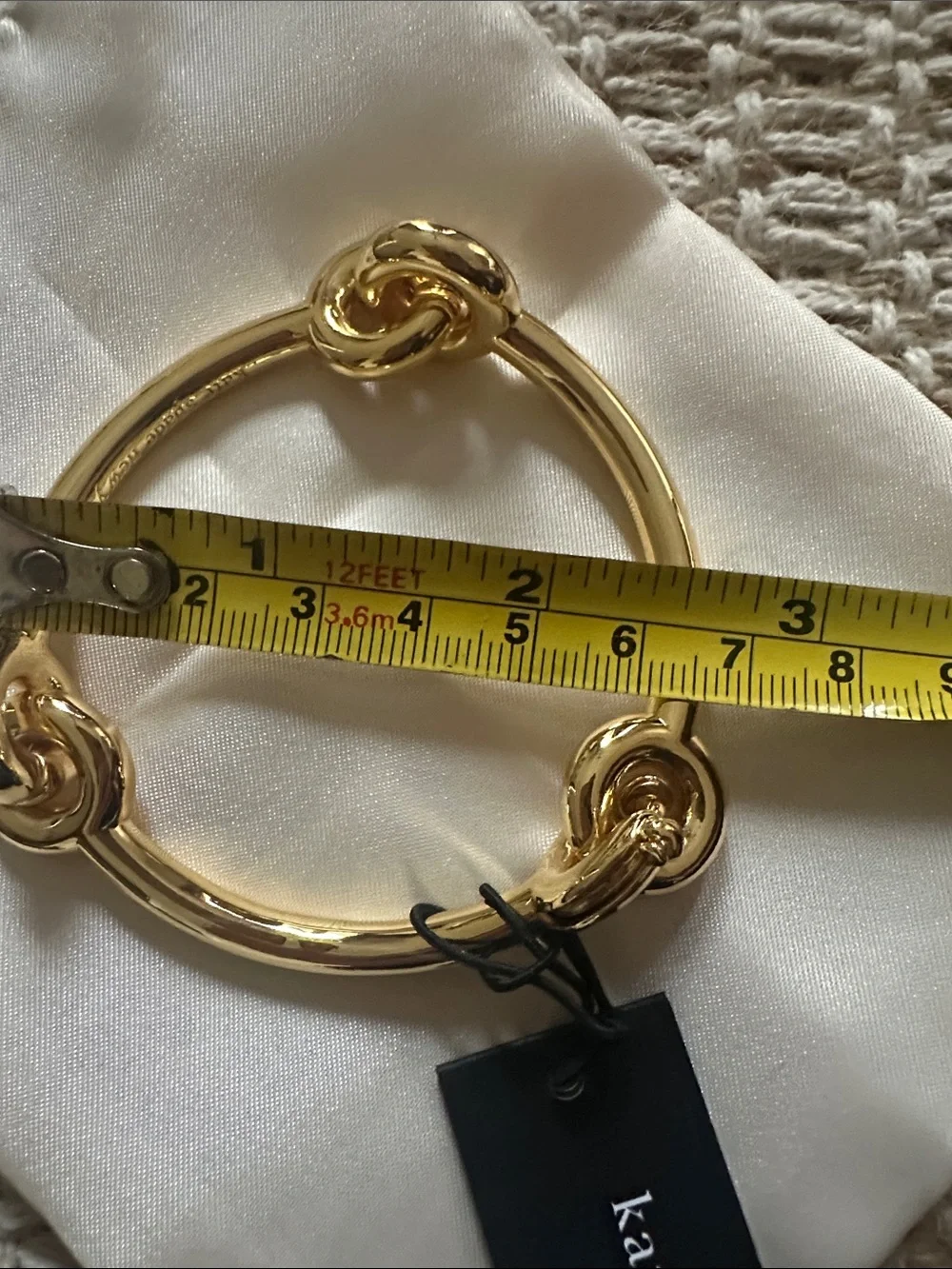 kate spade Gold Knot Link Bangle Bracelet